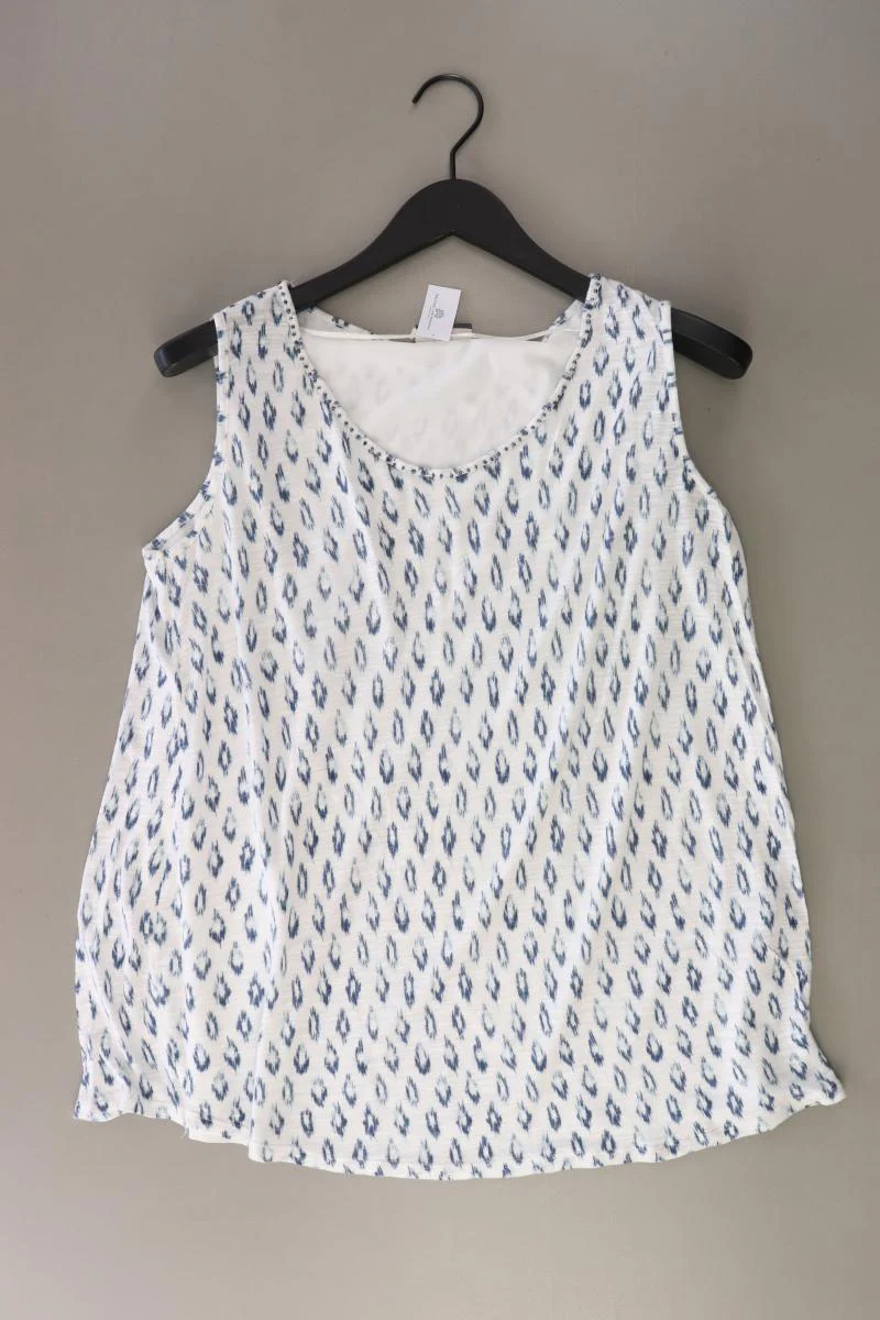 Street One Ärmellose Bluse Gr. 42 weiß aus Viskose