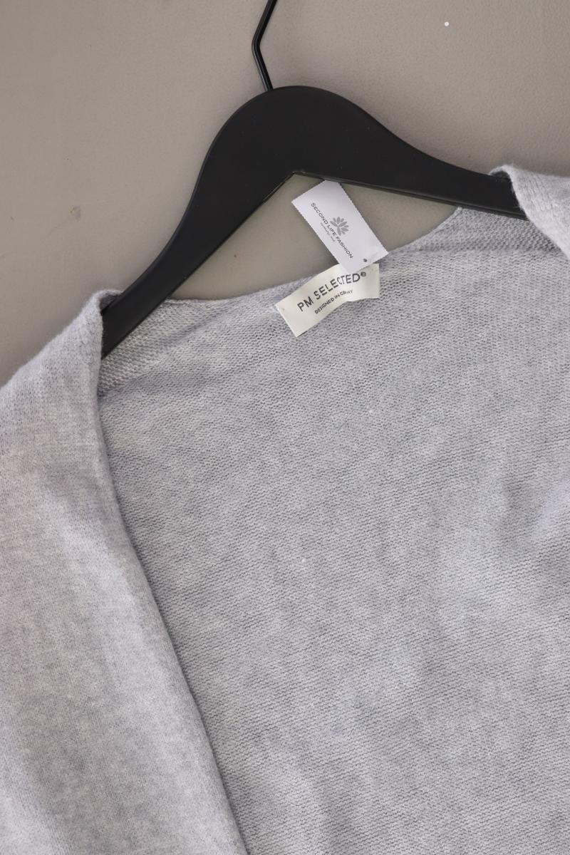 PM SELECTED Strickjacke Gr. L neuwertig Langarm grau - Image 3
