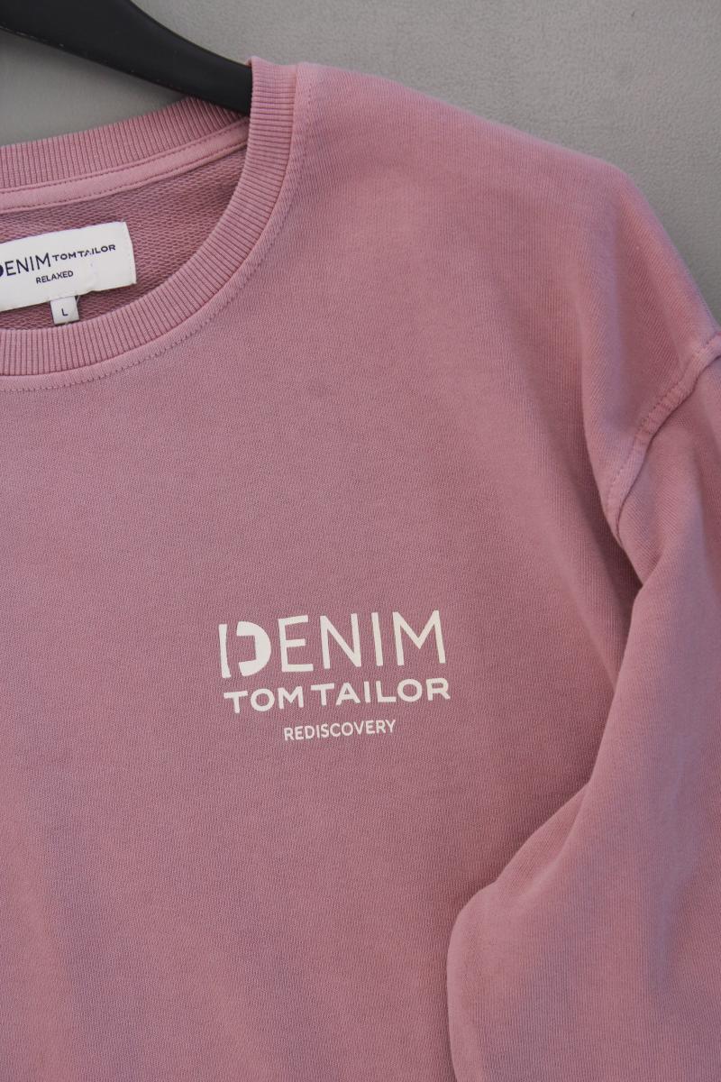 Tom Tailor (Denim) Langarmpullover für Herren Gr. L neuwertig rosa - Image 3