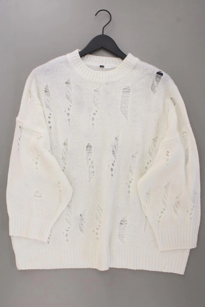 Langarmpullover Gr. 48 creme