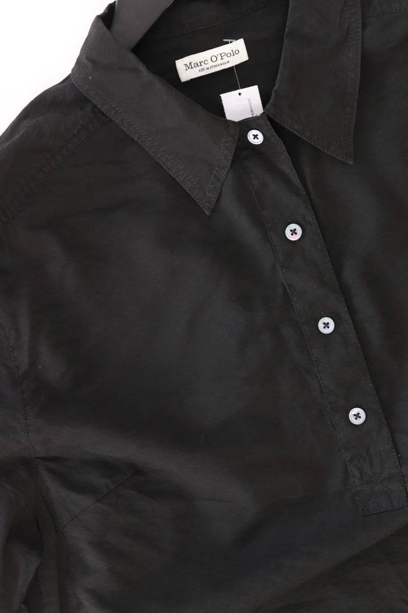 Marc O'Polo Kurzarmbluse Gr. 42 schwarz aus Viskose - Image 4