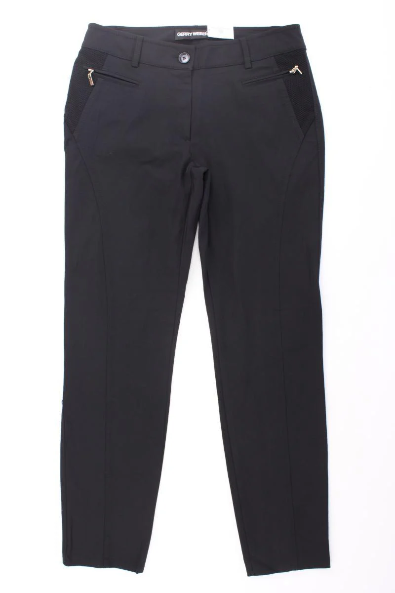 Gerry Weber Hose Gr. 38 schwarz aus Polyamid