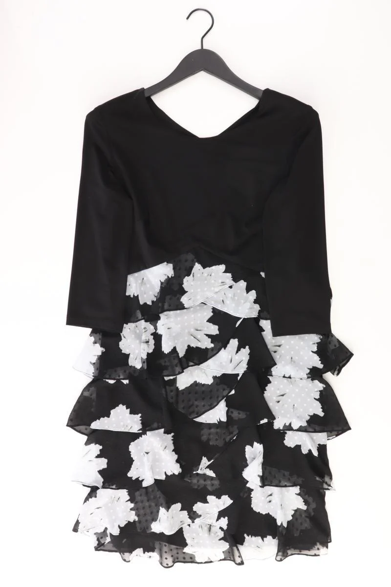 Alba Moda Abendkleid Gr. M 3/4 Ärmel schwarz aus Polyester