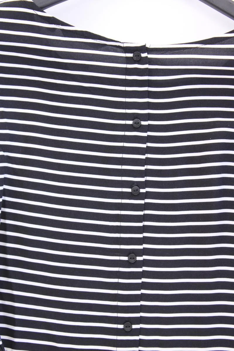 Tom Tailor Langarmbluse Gr. 36 gestreift schwarz aus Viskose - Image 3