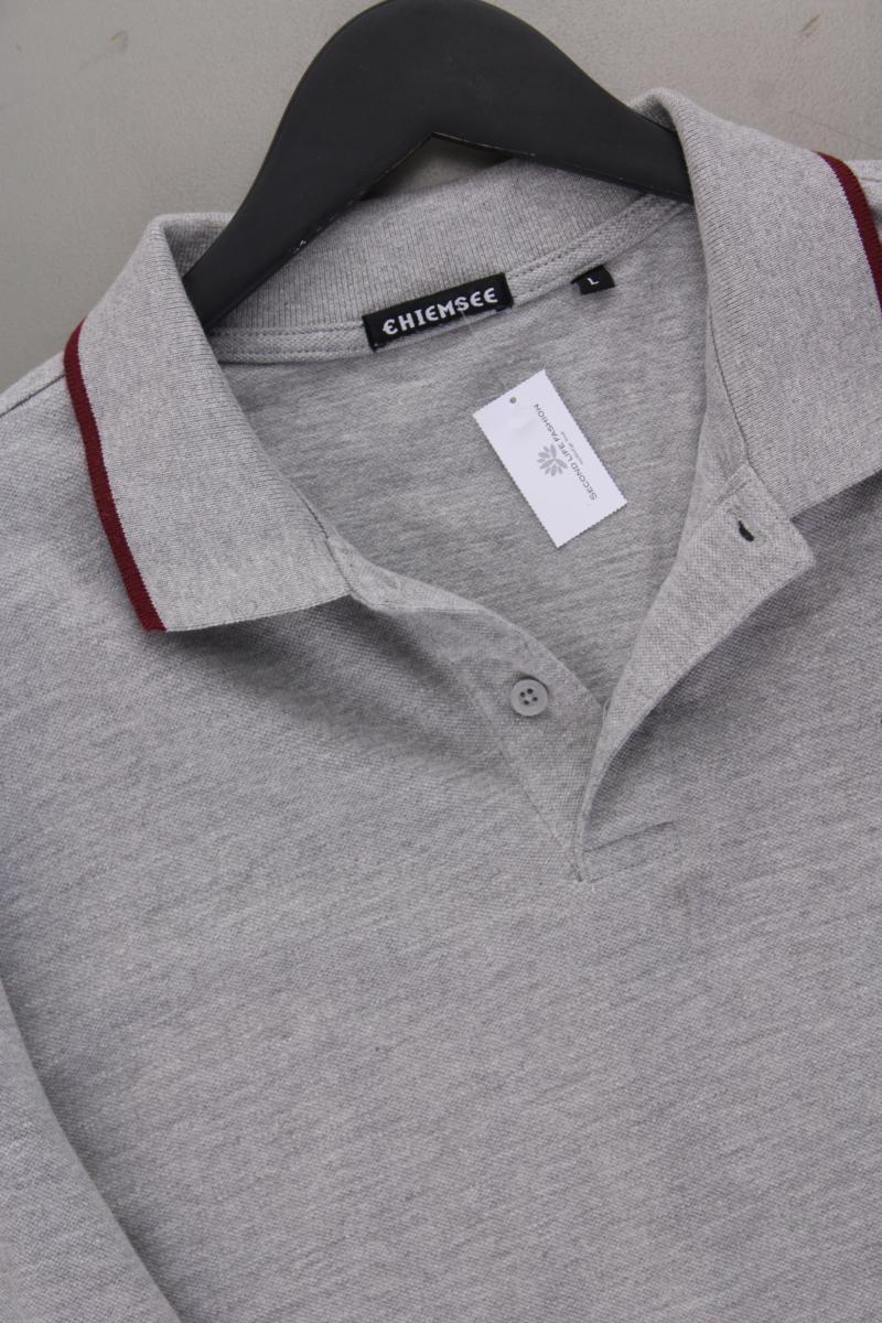 Chiemsee Poloshirt für Herren Gr. L Langarm grau aus Baumwolle - Image 2