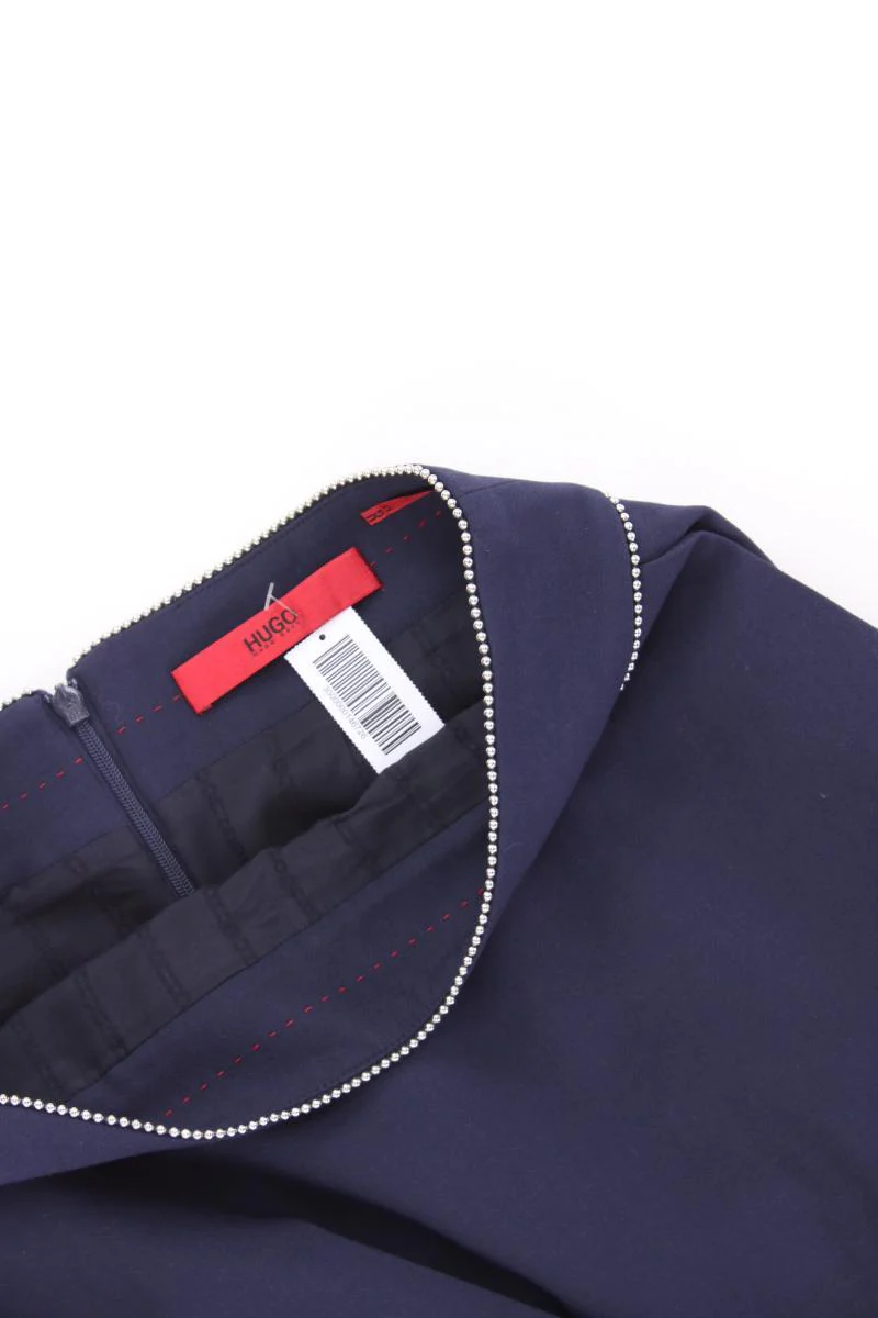 Hugo Boss Bleistiftrock Gr. 34 neuwertig blau aus Polyester - Image 3