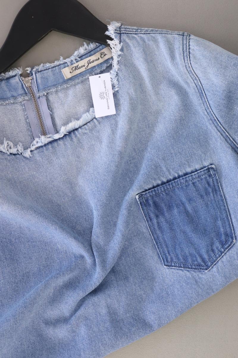 Mavi Jeansbluse Gr. S Kurzarm blau aus Baumwolle - Image 4