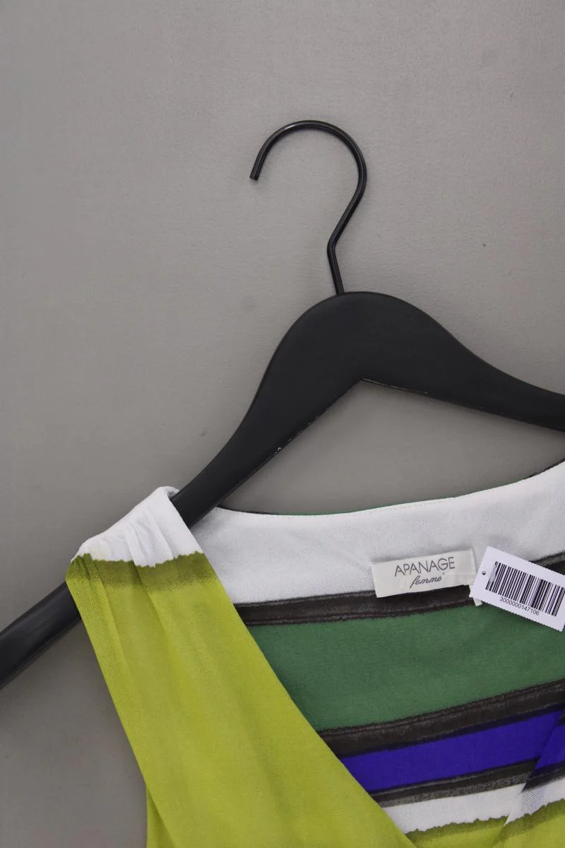 Apanage Stretchkleid Gr. 40 gestreift Ärmellos grün aus Nylon - Image 2