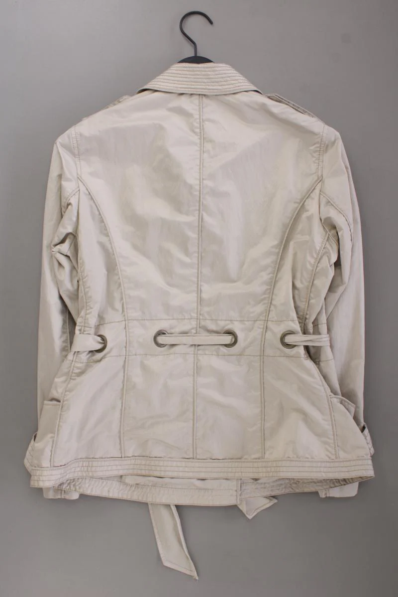 Easy Comfort Kurzer Trenchcoat Gr. 42 Vintage creme aus Polyester - Image 4