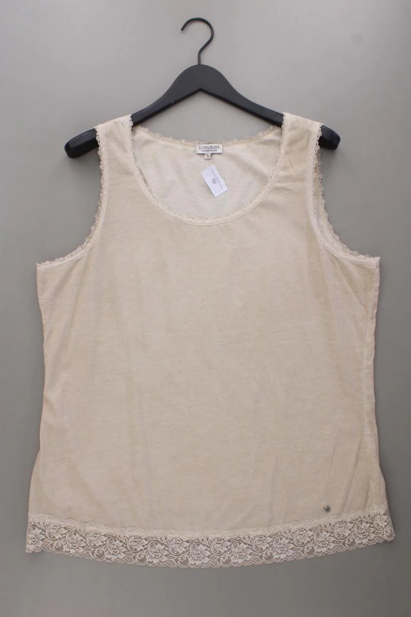 Gina Laura Trägertop Gr. XL creme