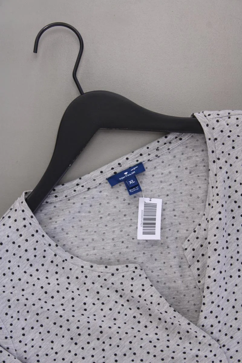 Tom Tailor Classic Shirt Gr. XL gepunktet 3/4 Ärmel grau aus Baumwolle - Image 2