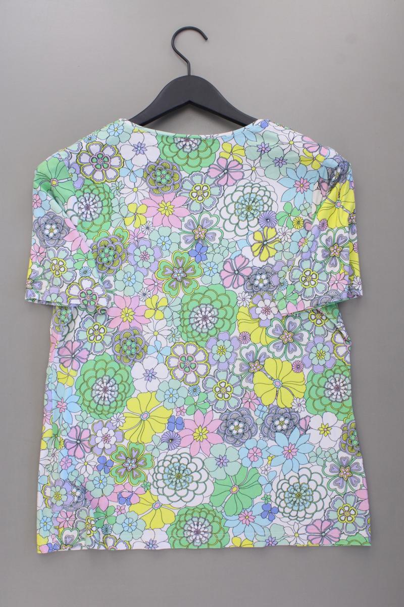 Helena Vera Printshirt Gr. 40 mit Blumenmuster neuwertig Kurzarm mehrfarbig - Image 4