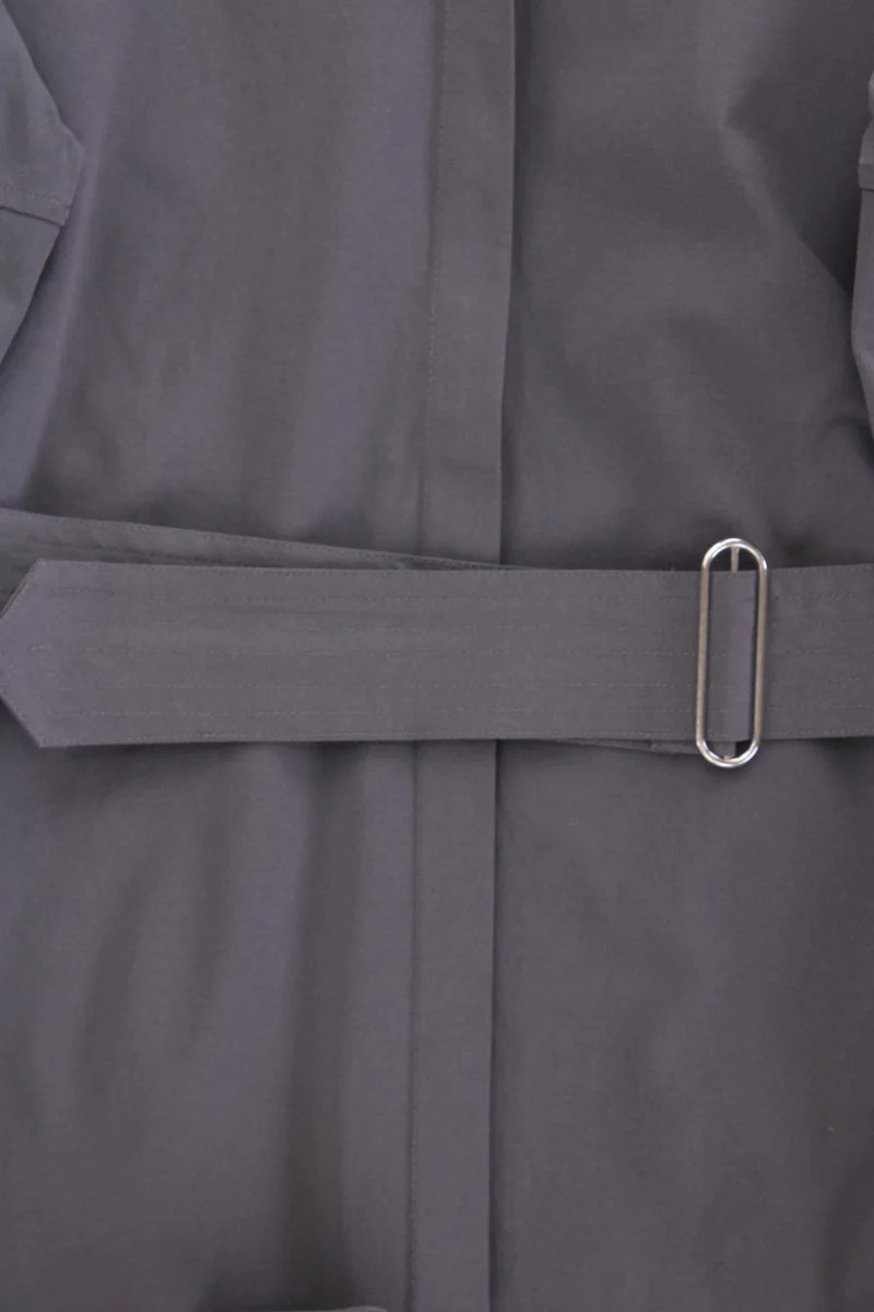Reserved Kurzarmkleid Gr. L mit Gürtel grau aus Polyester - Image 3