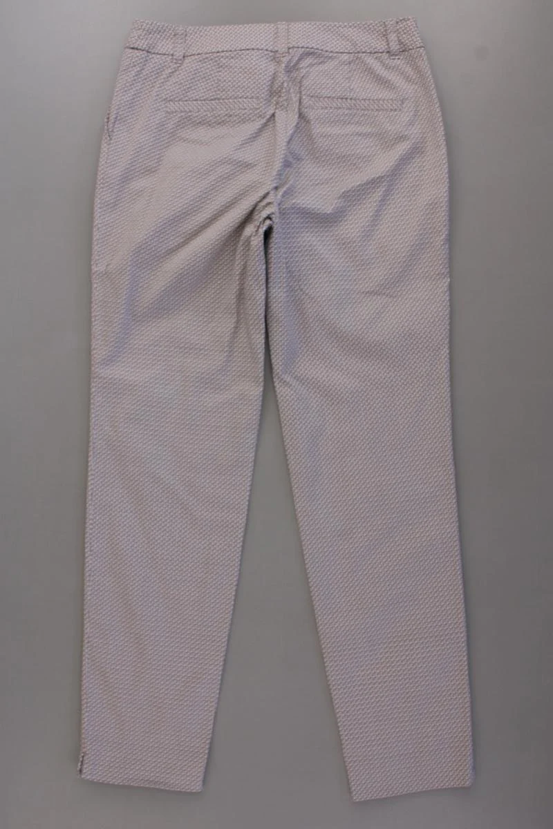 s.Oliver Premium Hose Gr. 34 geometrisches Muster braun aus Baumwolle - Image 4
