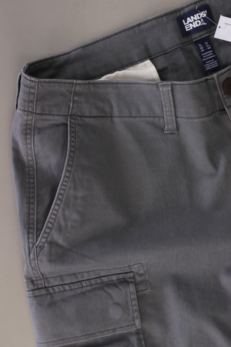 Lands' End Cargoshorts für Herren Gr. 54 grau aus Baumwolle - Image 4