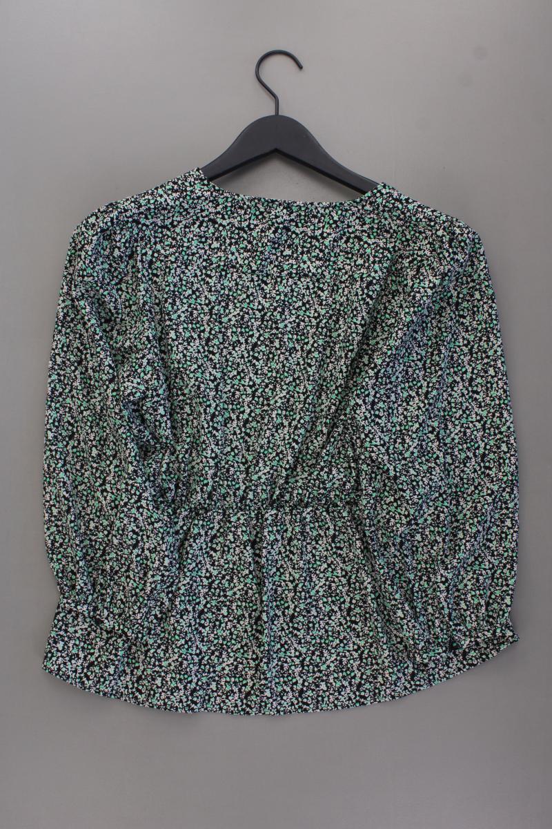 Only Bluse Gr. M mit Blumenmuster 3/4 Ärmel grün aus Polyester - Image 4