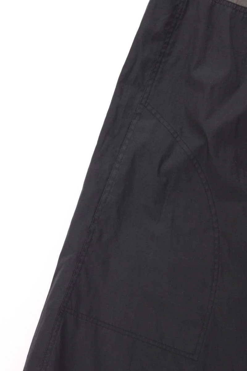 Turnover Kleid mit Seide Gr. 40 Kurzarm schwarz - Image 3