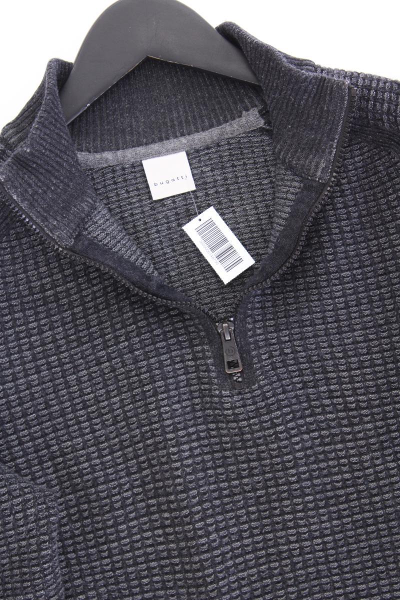 Bugatti Pullover mit Wolle für Herren Gr. XL neuwertig grau aus Polyacryl - Image 2