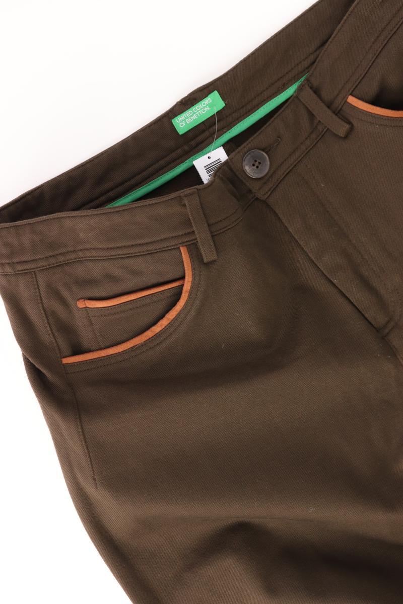 United Colors of Benetton Five-Pocket-Hose Gr. 40 braun aus Viskose - Image 4