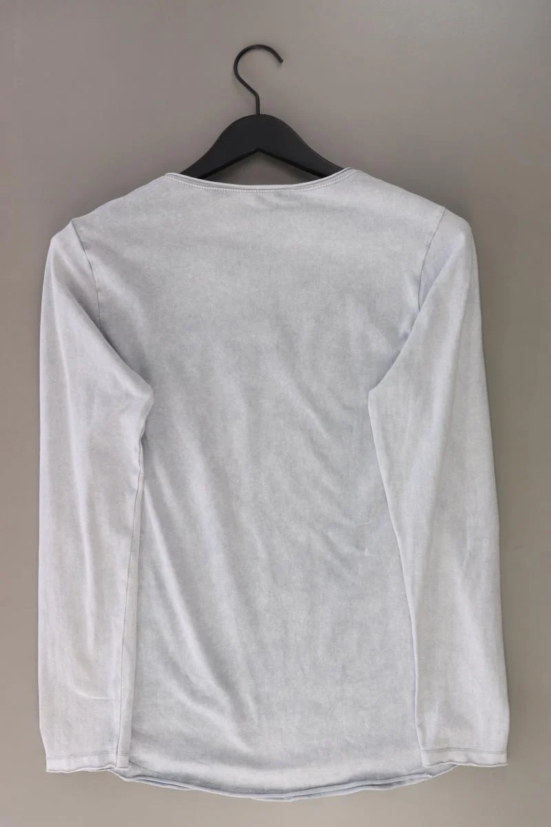 Key Largo Longsleeve-Shirt Gr. M Langarm mit Pailletten blau aus Baumwolle - Image 4