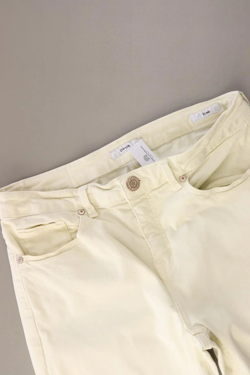 Opus Five-Pocket-Hose Gr. 40 gelb aus Baumwolle - Image 2