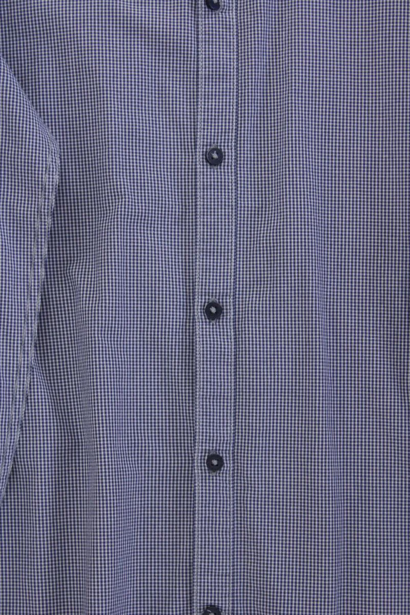 Tom Tailor Karohemd für Herren Gr. XXL kariert Langarm blau aus Baumwolle - Image 3