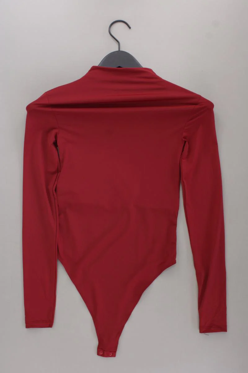 Zara Shirtbody Gr. S neuwertig Langarm rot aus Polyamid - Image 4