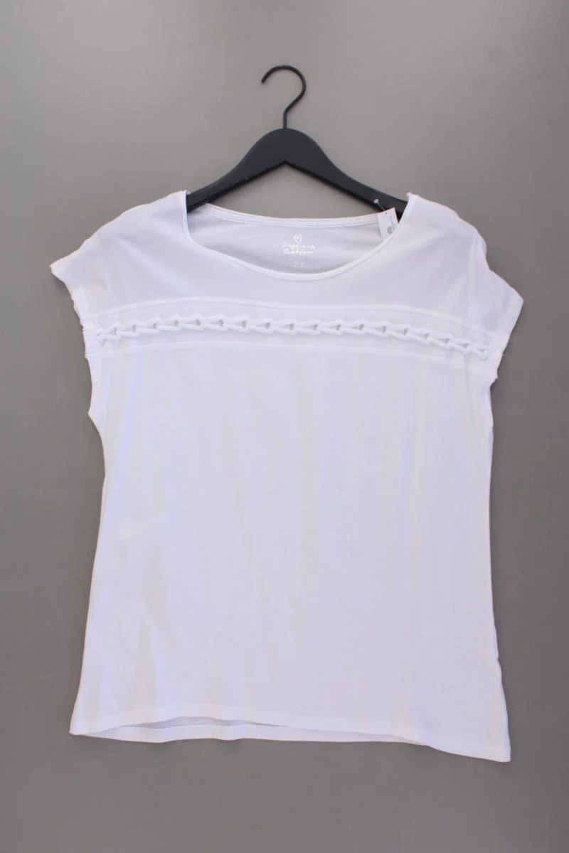Esprit T-Shirt Gr. L Kurzarm weiß