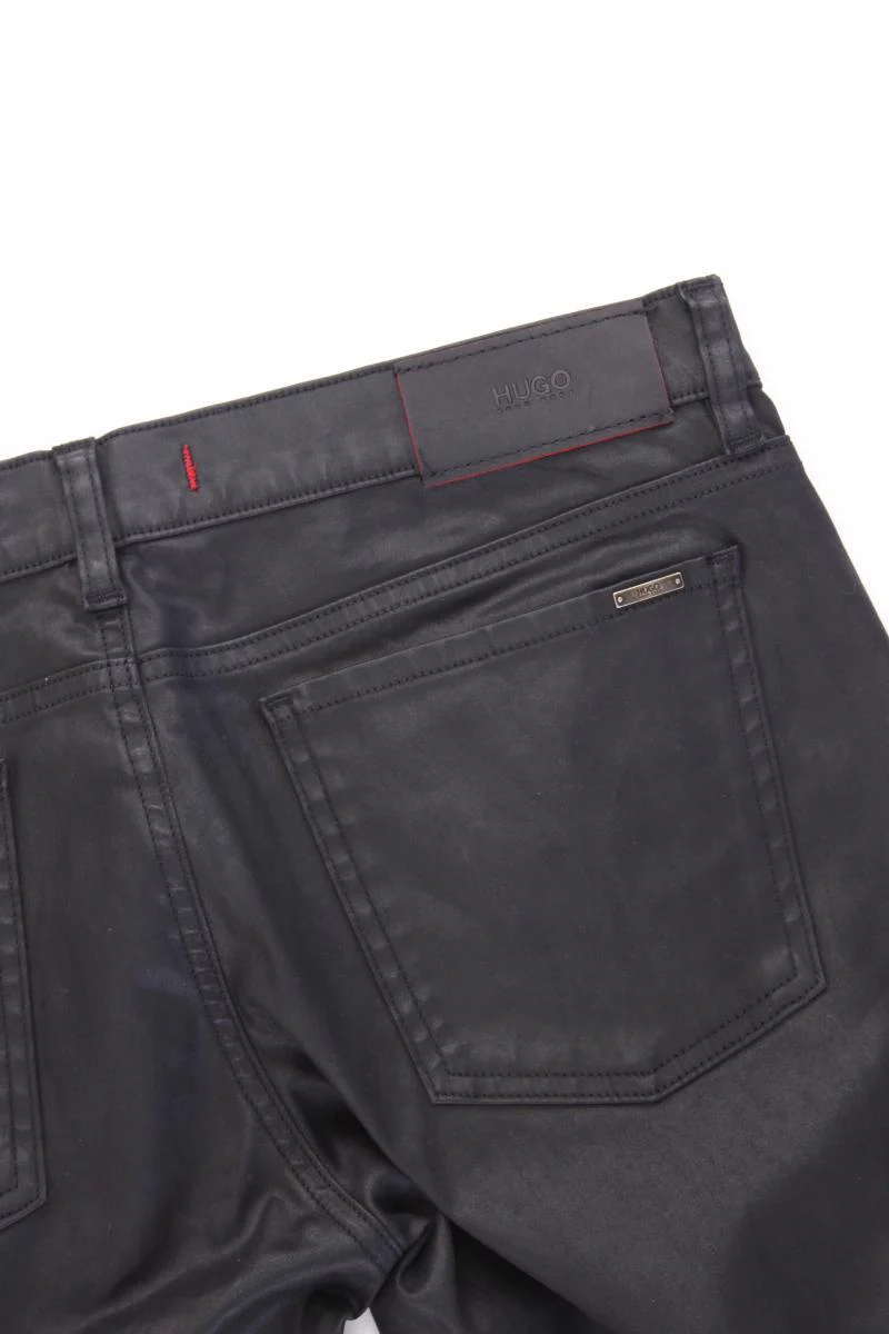 Hugo Boss Five-Pocket-Hose Gr. W29/L34 schwarz aus Baumwolle - Image 3