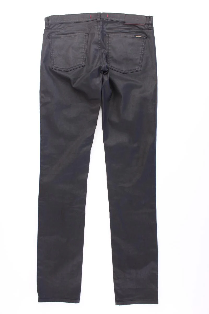 Hugo Boss Five-Pocket-Hose Gr. W29/L34 schwarz aus Baumwolle - Image 4