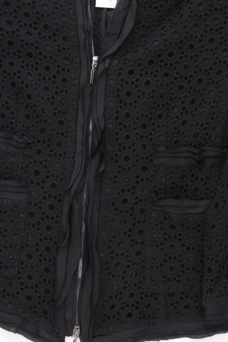 armani collezioni Jäckchen Gr. IT 40 (XS) 3/4 Ärmel schwarz aus Baumwolle - Image 3