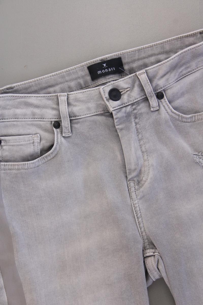 Monari Skinny Jeans Gr. 34 grau aus Baumwolle - Image 2