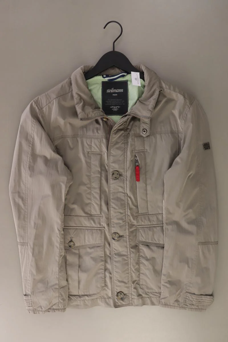 Steilmann Übergangsjacke für Herren Gr. Kurzgröße 26 grau aus Polyester