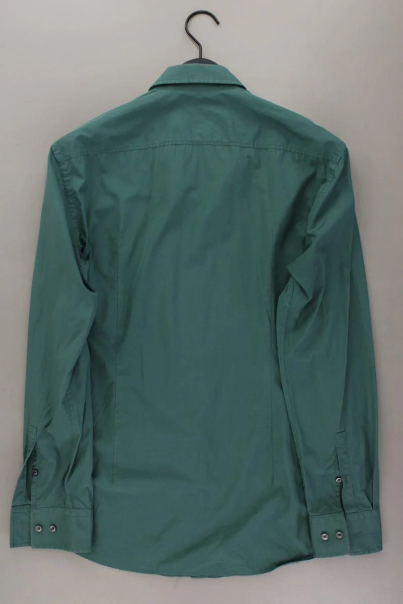 BOSS by Hugo Boss Langarmhemd für Herren Gr. Hemdgröße 41 grün aus Baumwolle - Image 4
