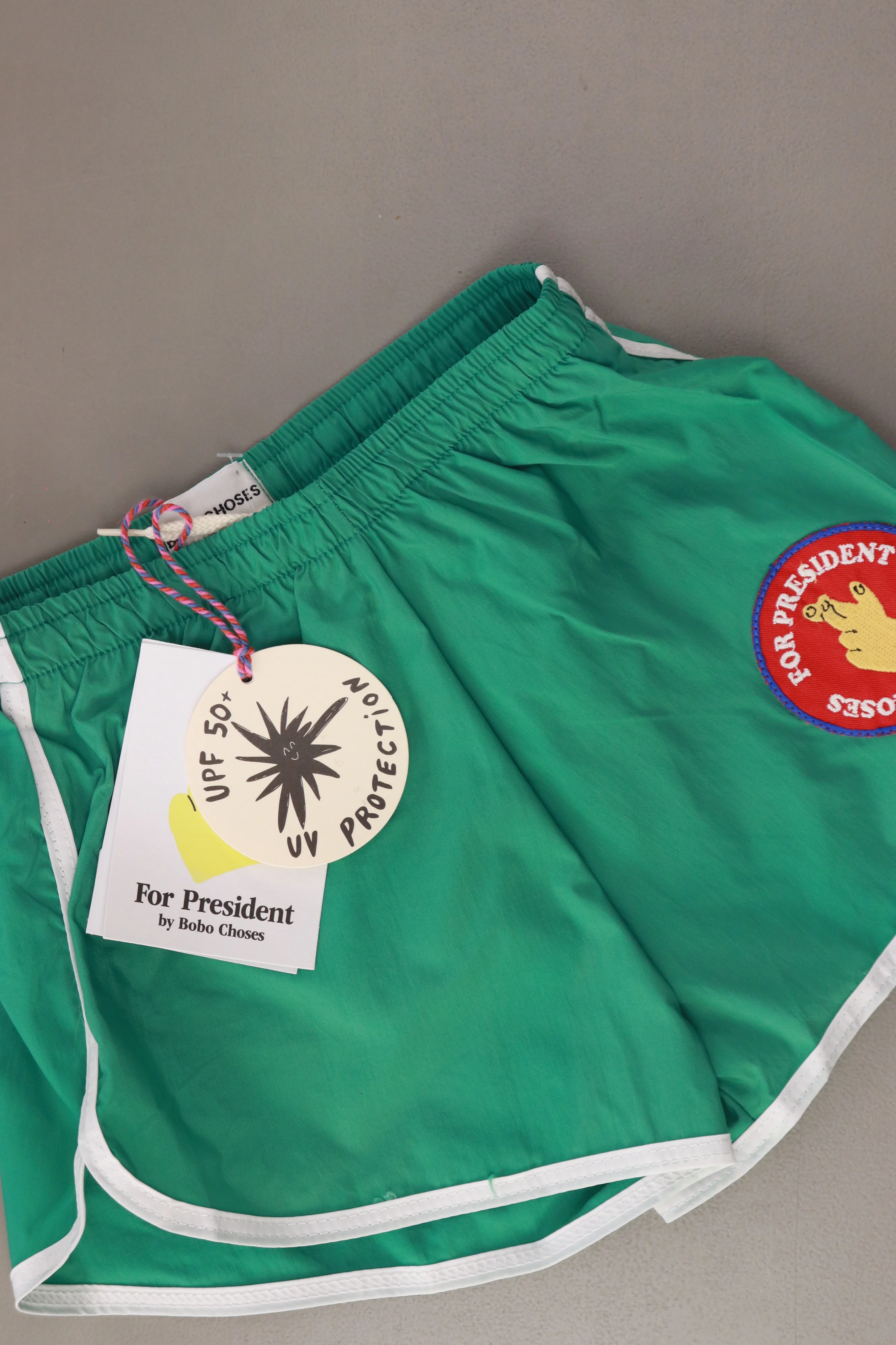 Bobo Choses Kinder Schwimmshorts "Fingers Crossed" grün Größe 6 - 7 Jahre, 122 cm neu mit Etikett - Image 3