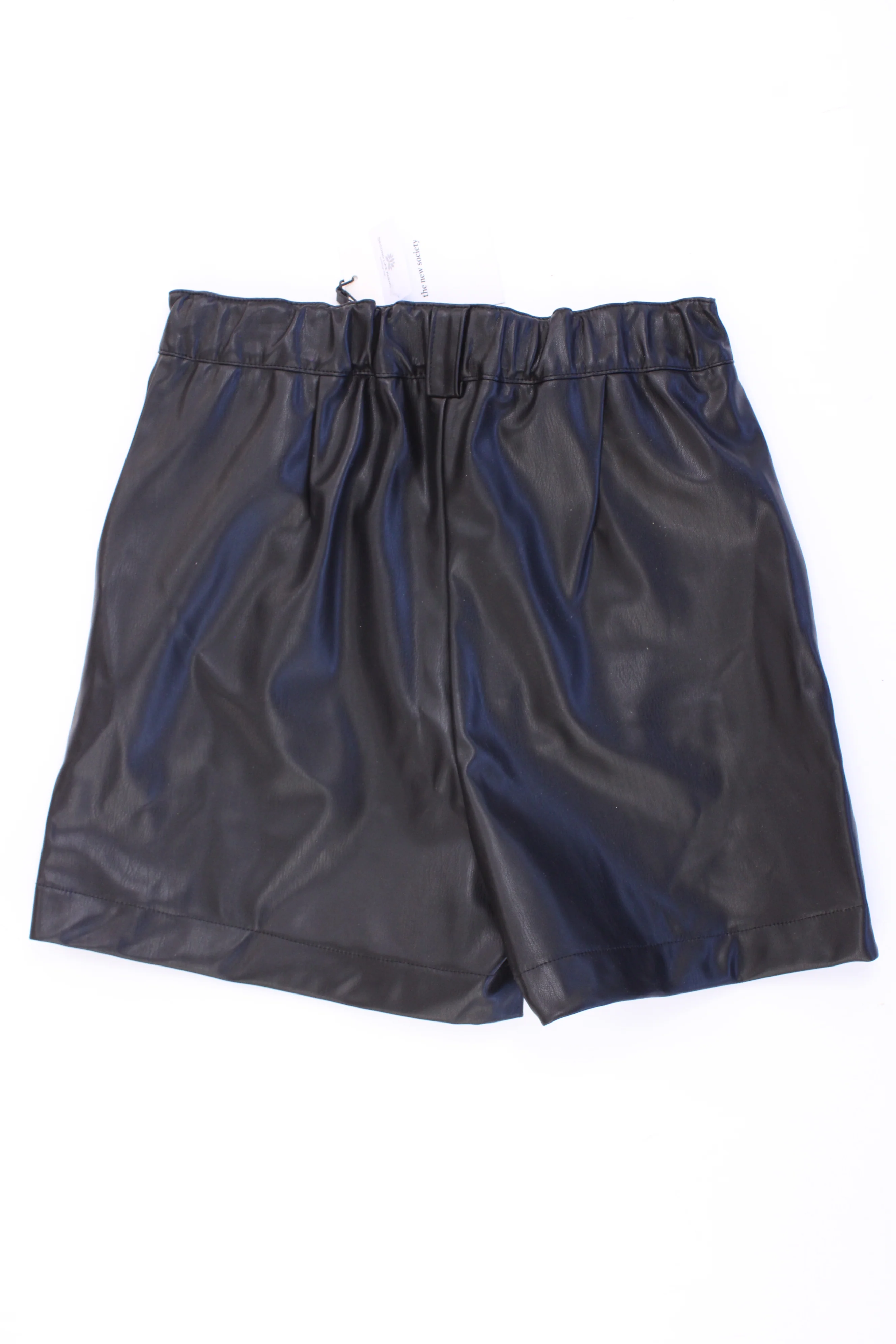 The New Society Kinder Kunstledershorts Recycled Leather Short Pant schwarz Größe 16 Jahre neu mit Etikett - Image 3