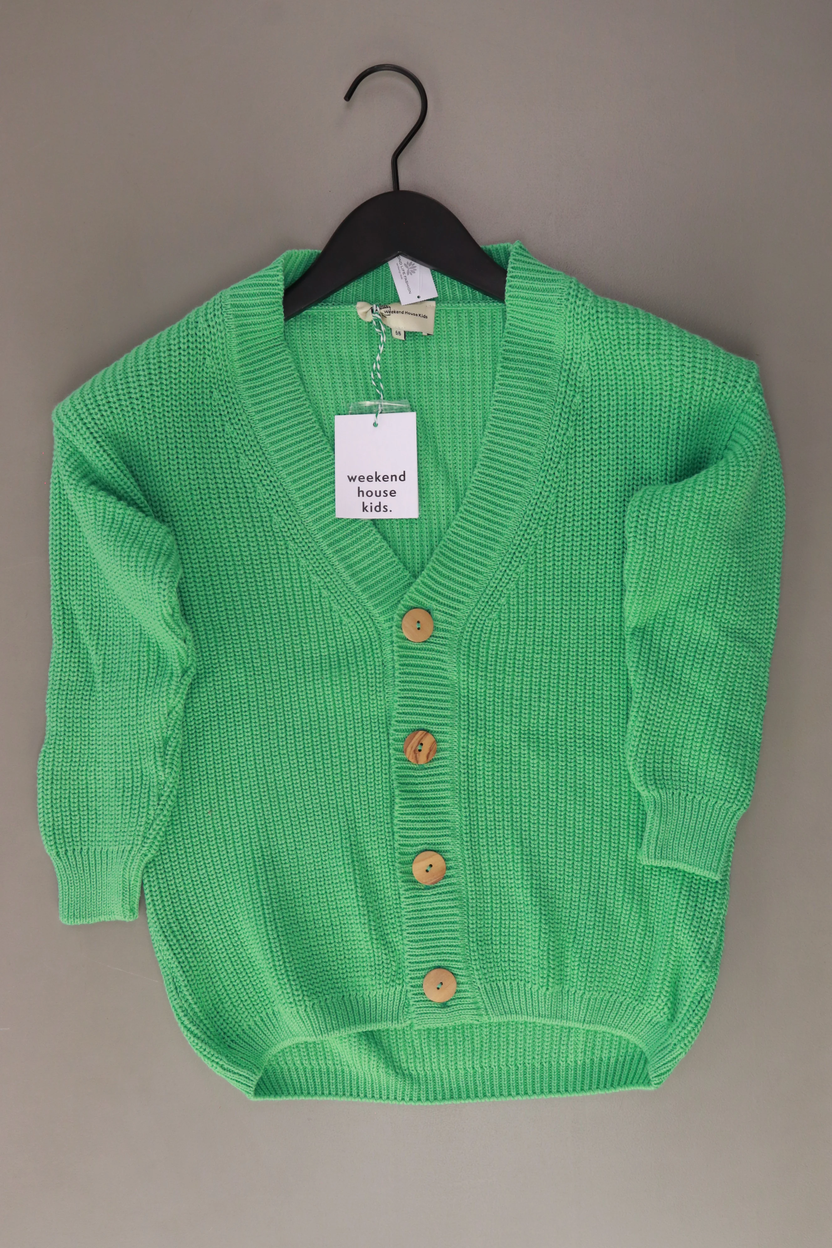 weekend house kids Kinder Cardigan "green" grün Größe 5-6 Jahre  neu mit Etikett