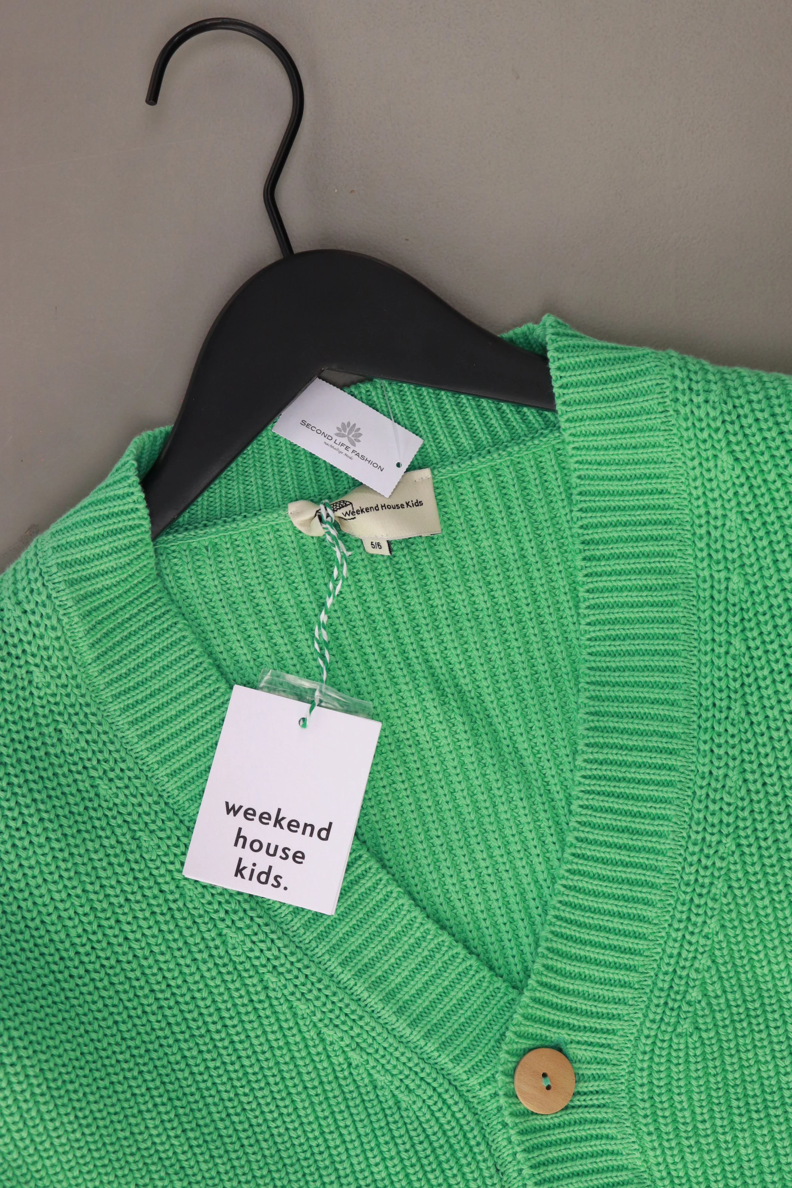 weekend house kids Kinder Cardigan "green" grün Größe 5-6 Jahre  neu mit Etikett - Image 3